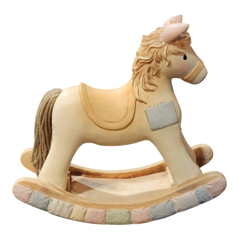 Cherished Teddies Rocking Horse Figurine 628565 Missing Bear